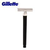 Gillette Super Blue Men Shaving Razors Knife 1 Holder With 1 Blade Official Authentic Safety Razors