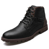 Classic Men's Ankle Boots Outdoor Waterproof