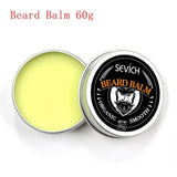 Sevich 2pcs/ set Beard Growth Oil and Organic Smooth Balm