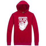 Men's Winter Hoody Bearded For Her Pleasure Print Sweatshirt