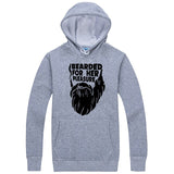 Men's Winter Hoody Bearded For Her Pleasure Print Sweatshirt