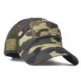 USA Flag Camo Baseball Cap Snapback Hat Army American Flag Baseball Cap Trucker